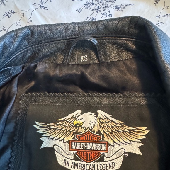 Harley Davidson leather biker jacket - Picture 7 of 8
